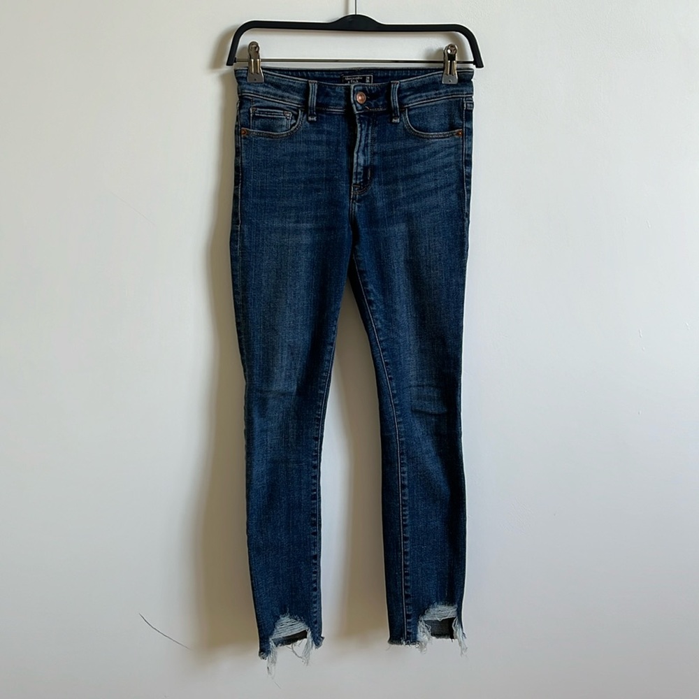 -Abercrombie & Fitch Harper Low Rise Ankle Jeans 24/00